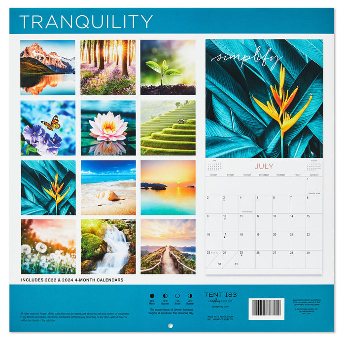 Tranquility 2023 Wall Calendar