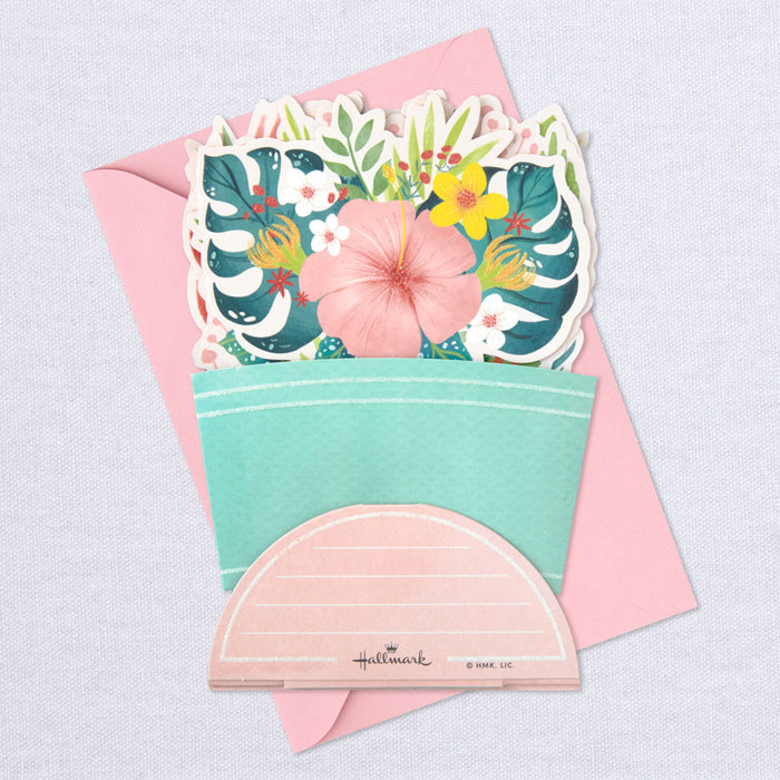 Celebrating You Flower Bouquet 3D Pop-Up Card