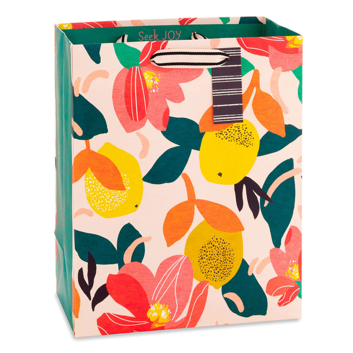 Tropical Fruit and Flowers Medium Gift Bag
