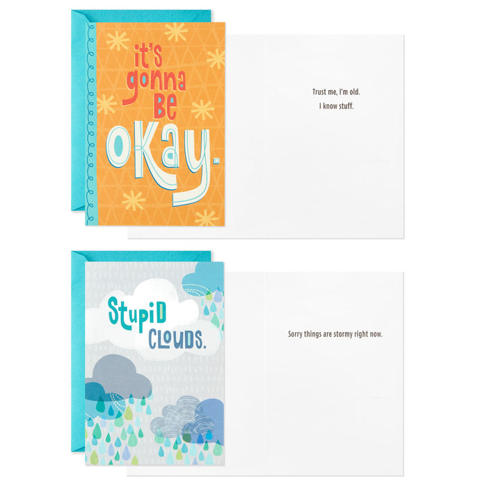 Whimsical Assorted Kids' Encouragement Cards With Stickers