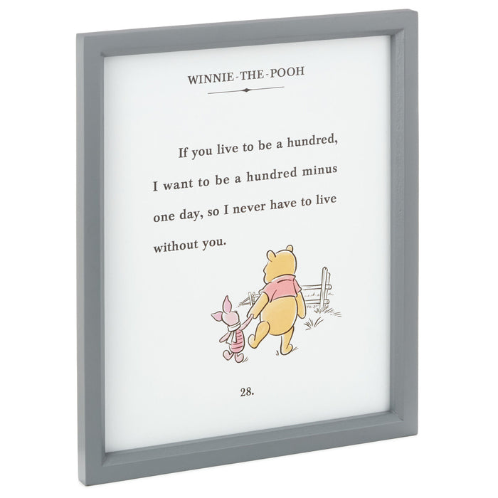 Winnie the Pooh and Piglet Friendship Framed Art