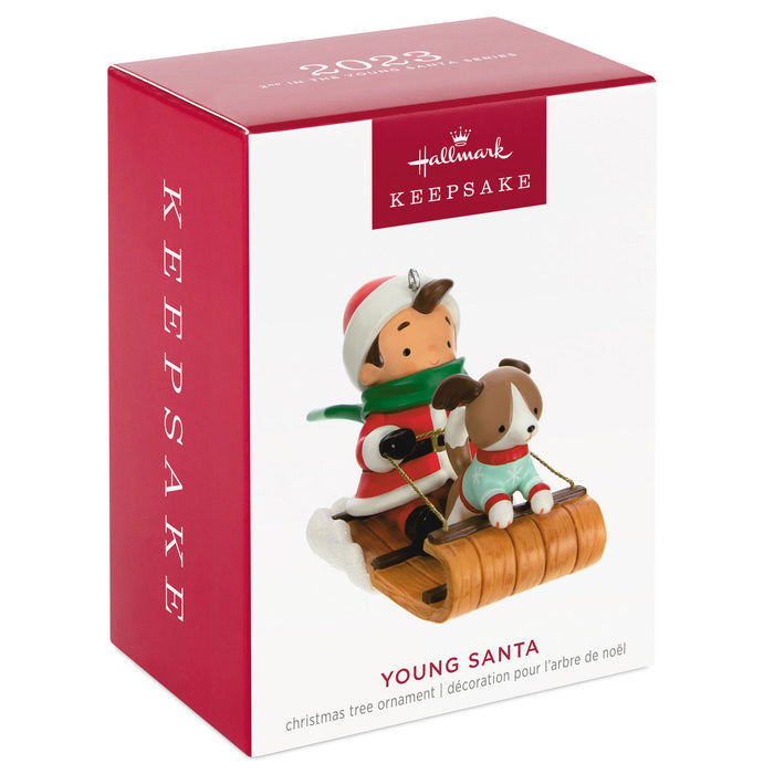 Young Santa 2023 Ornament - 2nd in Series