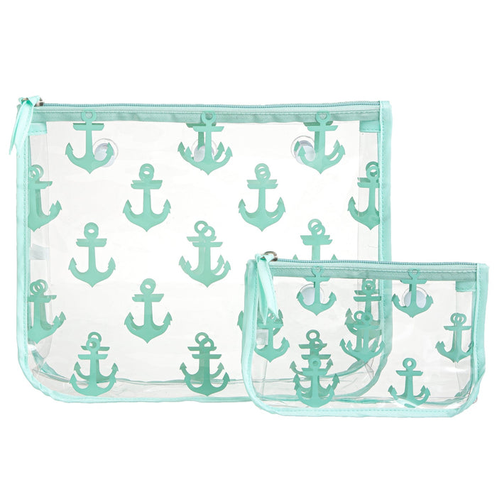 Bogg Bag Decorative Insert Bags - Turquoise Anchor