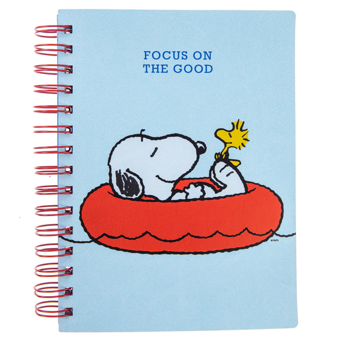 Peanuts™ Spiral Bound Vegan Leather Journal