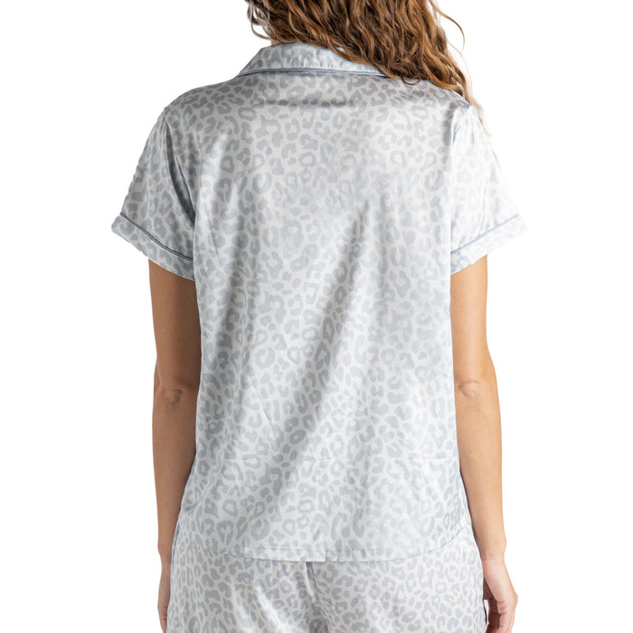 Hello Mello® Feline Sleepy Beauty Sleep Satin Pajama Top — Trudy's Hallmark