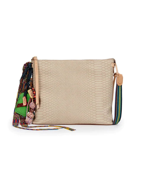 Consuela Thunderbird Crema Snake Downtown Crossbody