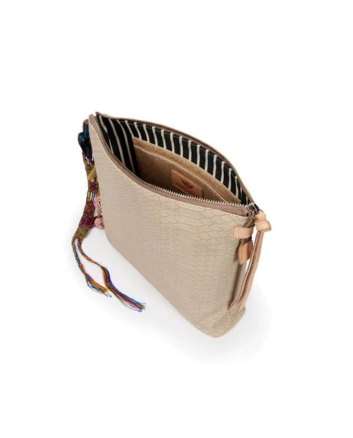 Consuela Thunderbird Crema Snake Downtown Crossbody