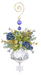 Twilight Sapphire Mistletoe Ornaments