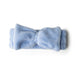 Lemon Lavender® Take A Bow Ultra Plush Spa Headband blue