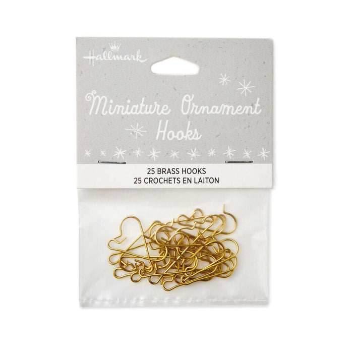 Hallmark Keepsake Miniature Brass Ornament Hooks