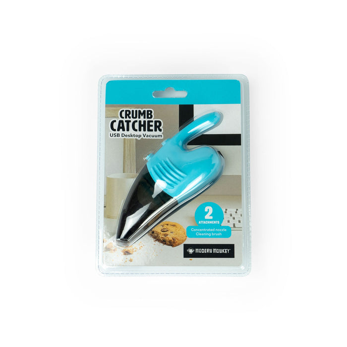 Modern Monkey® Crumb Catcher USB Desktop Vacuum blue