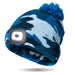 Night Scope Kids Hide & Seek Rechargeable LED Pom Hat incognito blue camo
