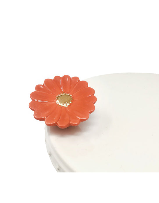 Nora Fleming orange flower Mini - Retired Style — Trudy's Hallmark