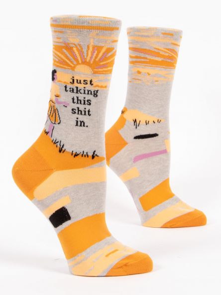 Just Taking This Shit In. Socks