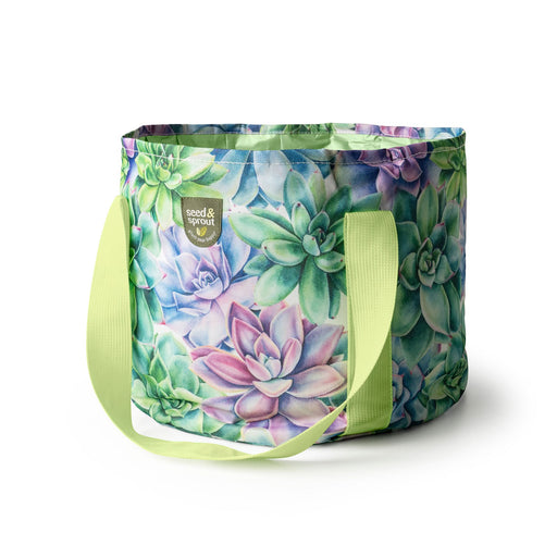 Seed & Sprout Foldable Gardening Bucket - Simply Succulent