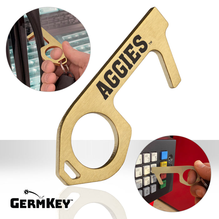 Texas A&M GermKey Brass Hand Tool