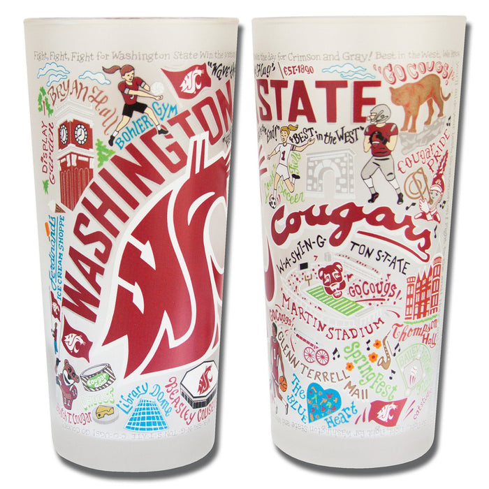 Washington State Collegiate Drinking Glasses